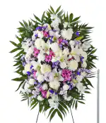 Lavender & White Standing Spray
