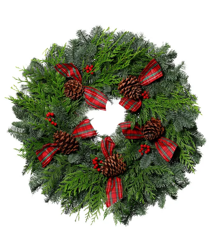 Gift Wrapped Holiday Wreath Gift Wrapped Holiday Wreath