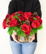 Glowing Garnet Bouquet