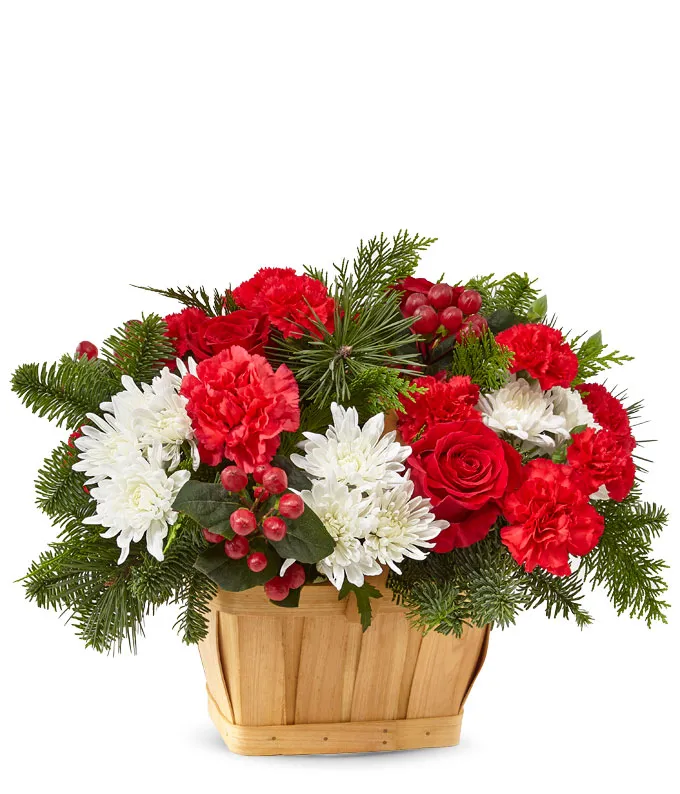 Good Tidings Evergreen Basket 1